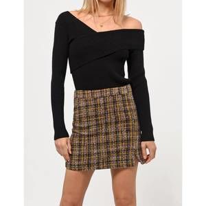 NEW GREYLIN penny off the shoulder cozy sweater in black